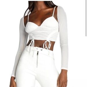 I AM GIA Asteria Mesh Top